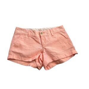 EUC Lilly Pulitzer peach shirts sz 6 peach summer pastel